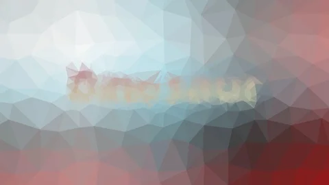Dinosaur appearing strange tessellation looping moving polygons Stock Footage 109239319