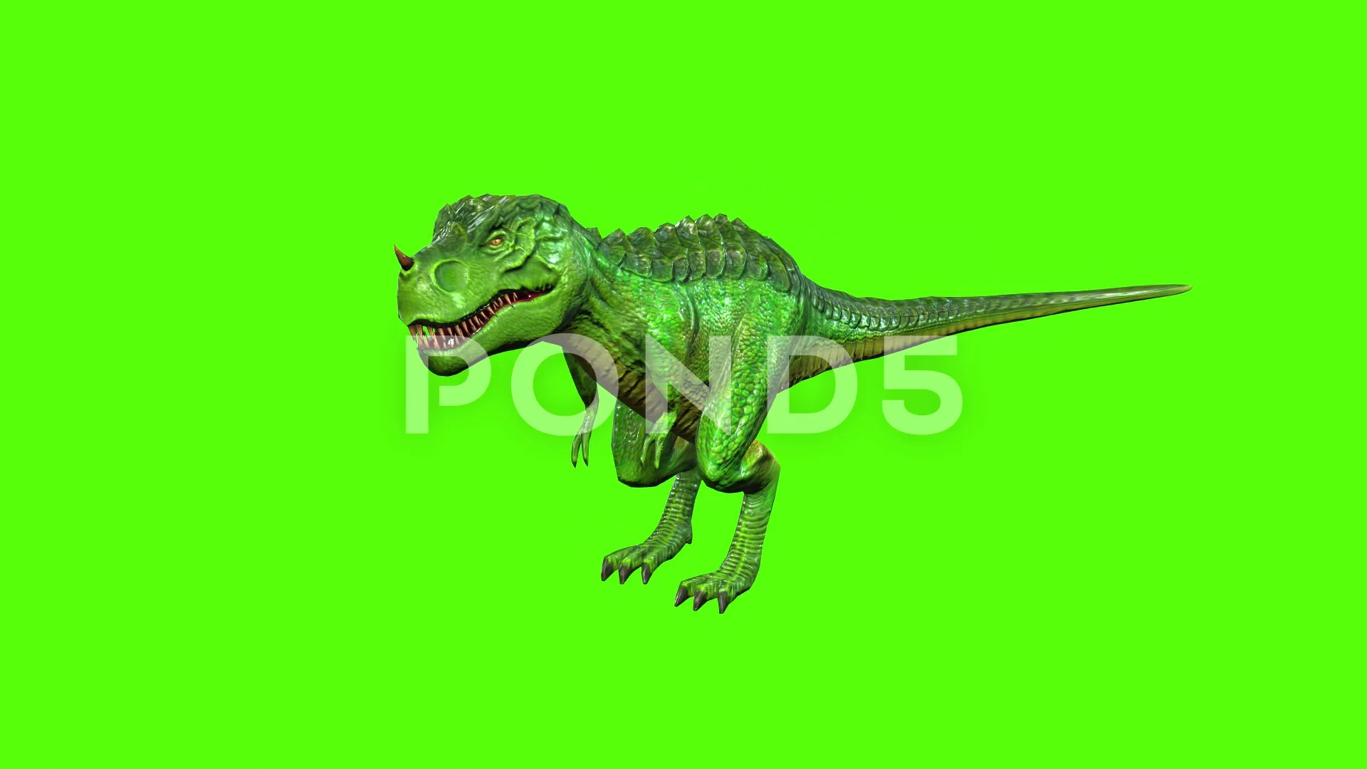 animate a running dinosaur Tyrannosaurus, Stock Video