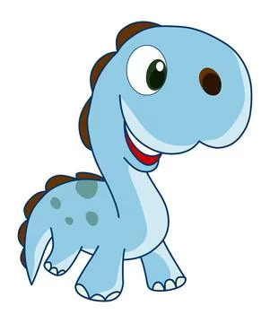 Dinosaur cartoon Stock Illustration