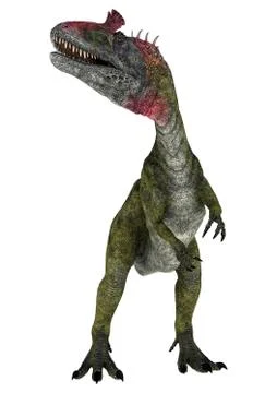 Dinosaur cryolophosaurus Stock Illustration