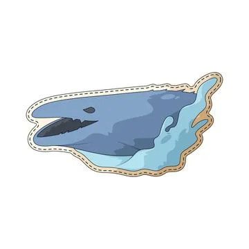 Dinosaur cutout illustration Stock Illustration