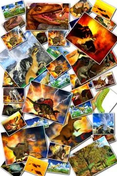 Dinosaur doomsday 库存插图
