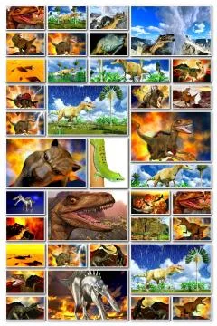 Dinosaur doomsday Stock Illustration