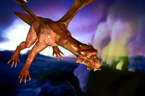 Dinosaur doomsday Stock Illustration