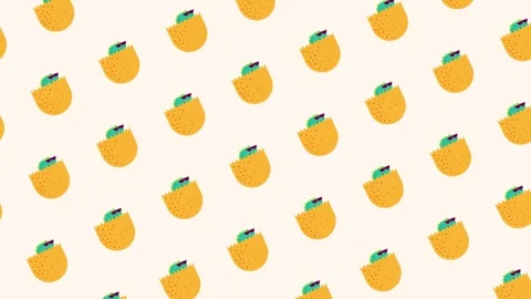 Dinosaur egg seamless pattern looping animation Stock Footage 342036953