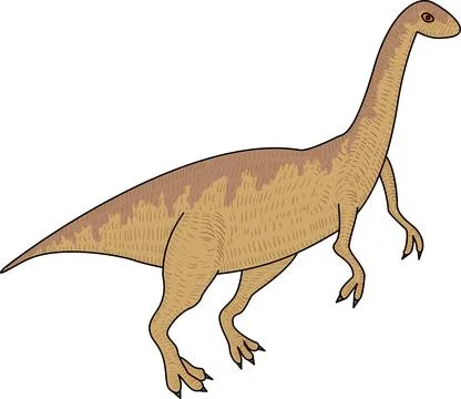 Dinosaur Eoraptor Stock Illustration