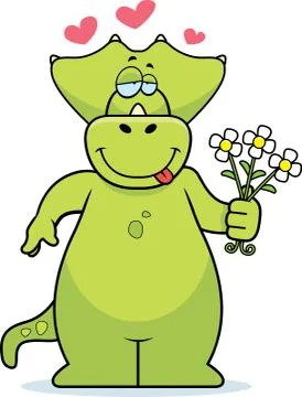Dinosaur Flowers Stock Illustration