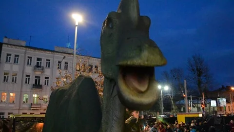 Dinosaur Stock Footage 100240459