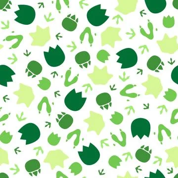 Dinosaur footprint seamless pattern or background イラスト素材