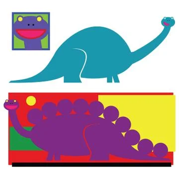 Dinosaur graphic design 스톡 일러스트