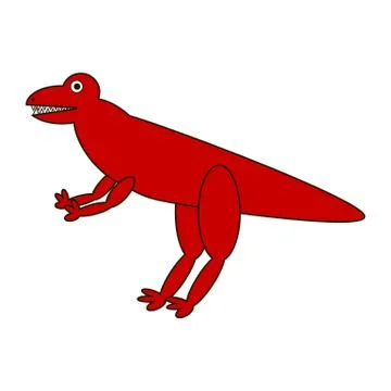 Dinosaur icon. Stock Illustration