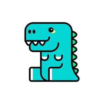 Dinosaur icon Illustrazione stock