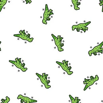 Dinosaur jelly candy gummy vector seamless pattern Stock Illustration