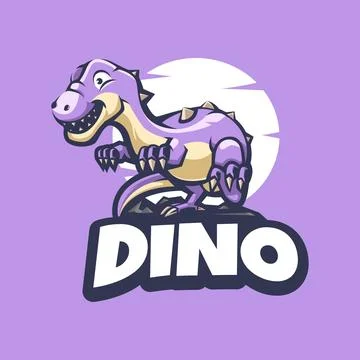 Dinosaur logo Stock Illustration