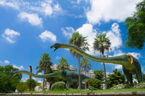 Dinosaur museum Foto stock