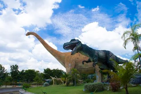 Dinosaur museum Stock Photos
