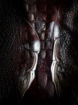 Dinosaur skin texture Stock Photos