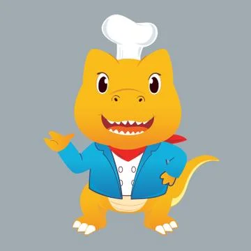 Dinosaur smile Stock Illustration