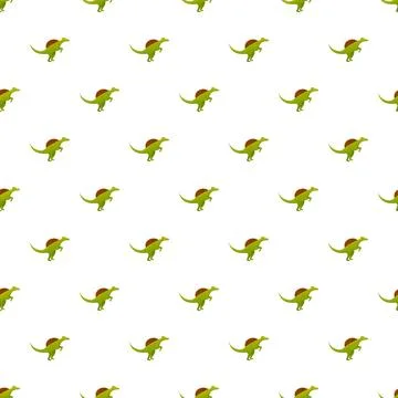 Dinosaur spinosaurus animal seamless pattern creating a background イラスト素材