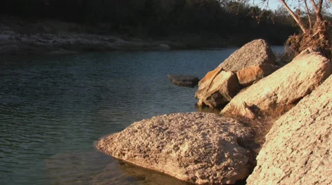 Dinosaur track in Texas 3 Stock Footage 31958979