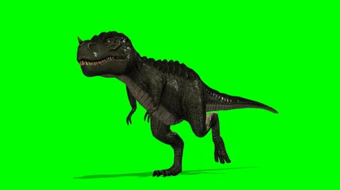 animate a running dinosaur Tyrannosaurus, Stock Video