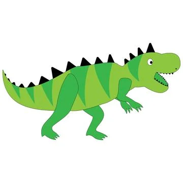 Dinosaur vector illustration design Stock Illustration