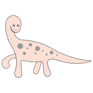 Dinosaur vector illustration design Stock Illustration