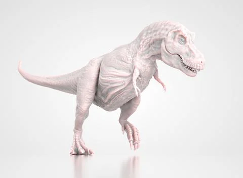 Dinosaur on white background. Illustrazione stock