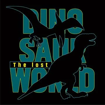The dinosaur world Stock Illustration