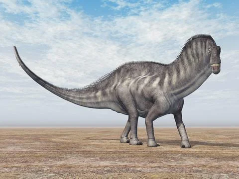  Dinosaurier Amargasaurus Computergenerierte 3D Illustration des Dinosauri... Stock Photos