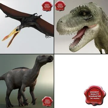 Dinosaurs Collection V1 3D Model