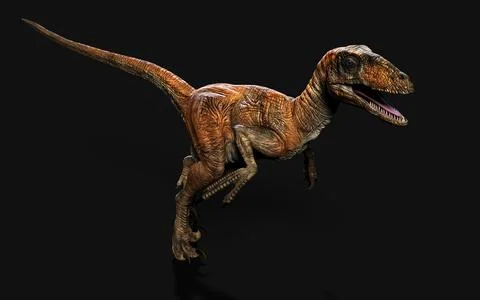 Dinosaurs concept with clipping path. Illustrazione stock