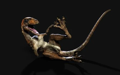 Dinosaurs concept with clipping path. Illustrazione stock