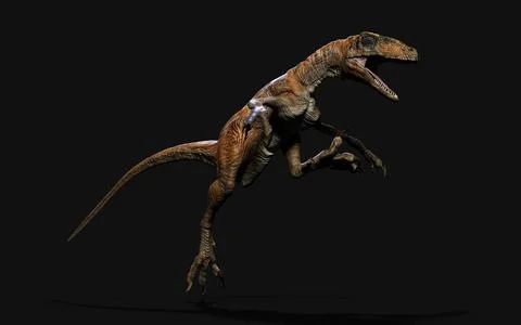 Dinosaurs concept with clipping path. Illustrazione stock