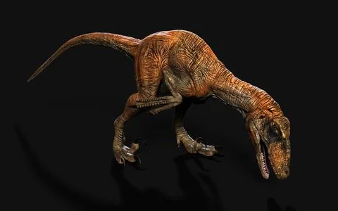 Dinosaurs concept with clipping path. Illustrazione stock