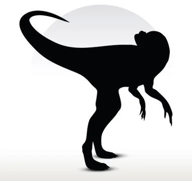 Dinosaurs dilophosaurus Stock Illustration