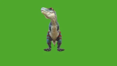Dinosaurs high quality green screen Stock Footage 280704919