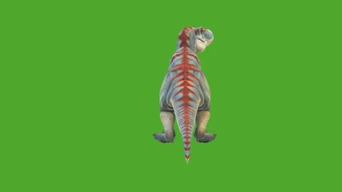 Dinosaurs high quality green screen 4k Stock Footage 280704924