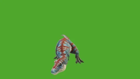 Dinosaurs high quality green screen backgrounds 4k Stock Footage 280704956