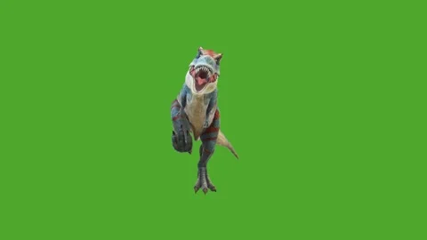 Dinosaurs high quality green screen effects Stock Footage 280704971