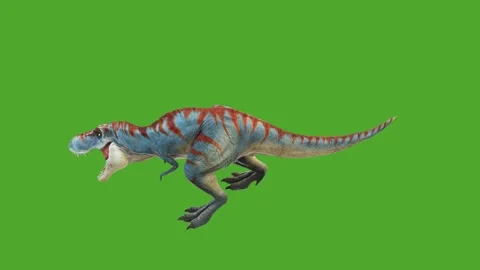 Dinosaurs high quality green screen effects video Video stock 280704979