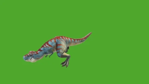 Dinosaurs high quality green screen effects video 4k Video stock 280704987