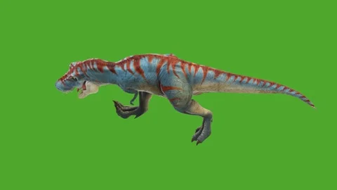 Dinosaurs high quality green screen footage Stock Footage 280704998
