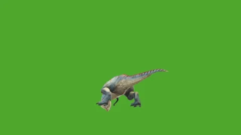 Dinosaurs high quality green screen video Stock Footage 280705000