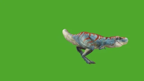Dinosaurs high quality green screen animated video 4k Video stock 280705014