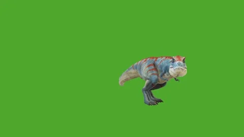 Dinosaurs high Resolution animated green screen video 4k Video stock 280705038