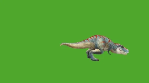 Dinosaurs high Resolution green screen animated Video stock 280705071