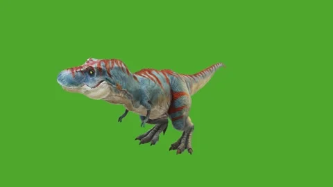 Dinosaurs high Resolution green screen animated Video stock 280705090