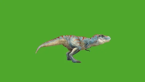 Dinosaurs higher quality animation green screen video Video stock 280705231