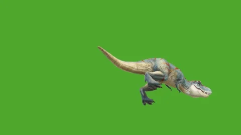 Dinosaurs higher quality effect green screen 4k Video stock 280705246